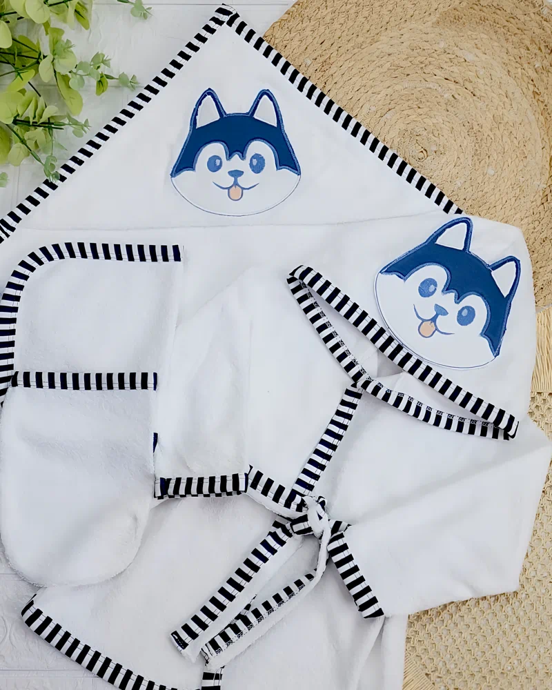 Vestido Elegante - Algodón Pima con bordados y lazos - Baby Angelitos